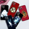 Handy -Stoßstangen Anime Potters Zauberstab Art Phone -Hülle für iPhone 15 Ultra 14 13 12 11 xs xr x 8 7 pro max plus mini schwarz cover y240423