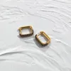 Hoop Ohrringe Peri'sbox Gold/Silber Farbe Buntes CZ Stein gemischt geometrisch für Frauen minimalistisch klein