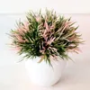 Fiori decorativi 1 pezzi Piante verdi artificiali Bonsai Simulazione in vaso in vaso a base per casa soggiorno DECORAZIONE DECORAZIONE DELL'UFFICIO