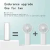 Другие приборы Новый ручной складной электрический вентилятор USB Desktop Fan Mobile Phorge Bank Bank Mini Portable Small Fan Student J0423