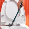Holders Silicone Toilet Brush Wc Cleaner Brush suspension Brosse de toilette longue poignée flexible à cheveux doux toilettes Brosse de salle de bain mur