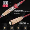 Accessories Sougayilang 2.1M 2.4M 4 Section M Power Carbon Fiber Casting Spinning Fishing Rod Travel Ultra Light Lure Fishing Pole Canne