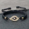 Brins nouveaux bracelets turcs noirs maux de bracelet tressé