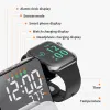 Laddare 4 i 1 trådlös laddningsstativ för iWatch 8 Samsung Galaxy Watch 4 5 Alarm Clock Fast Charging Station för iPhone Galaxy S23 S22