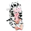 Baby kigurumi kigurumi cartunato simpatico flanella bambino vagaintero inverno inverno cotone neonaio ragazzo ragazza costume da bambino salta per bambini