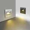 Lampe murale D5 LED Capteur de mouvement de mouvement de pir encastré Lights Corridor Escaliers Éclairage Décor Interior Light for Home