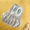 Hundkläder husdjurskläder kattklänning lykta öron kjol liten och medium vår/sommar tunn neddy