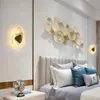 Wall Lamp Gold Black LED Light Modern Living Room Study Bedroom Aisle Corridor Crystal Lamps Indoor Fixtures