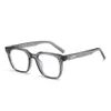 2024 NYTT GENTLE MONSTER BLACK FRAME MARROR FRAME Academy Style Ojo Flat Light Mirror Anti Blue Light Justerbara grader Anpassade Myopia -glasögon med originalbox