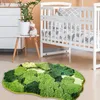 Moss Rugs Tufted Cute Green Leaf Bath Mats Badrumdekor Estetiska blad Mjuka golvmatta Boho inomhusduschmatta 240419