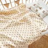 sets Newborn Baby Blanket 4 Layer Muslin Cotton Animal Bear Dots Kids Sleeping Swaddle Wrap Bedding Accessories Baby Quilts 110*135cm