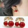 Charm Delysia King Red Cherry Earrings Y240423