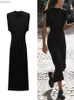 Vestidos sexy urbanos Trafza Temperamento para mujeres Sexy Midi Long Hip Dress Fashion Elegant Slim Temperament Vestidos Fiesta de la fiesta Drates Long Dressesl2404