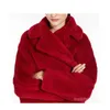 Manteau manteau manteau moteur de luxe manteau max mara femme manteau rouge