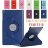 Tablet PC Cases Bags For Tab A 10.1 T515 Case 360 Rotating Smart Auto-Sleep PU Stand Cover for SM-T510 T515 10.1 Cover