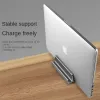 Stoi pionowy uchwyt na laptopa Składany aluminiowy stojak na notebook Laptop Stoy Obsługa MacBook Air Pro PC 717 cala