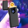 Induction Chargement plus léger Windproofroprowing Men's Electronic Cigarette Lighter Creative Compact USB Charging Power Afficher plus léger