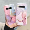 Корпуса сотового телефона Color Luxury Marble Case для Galaxy S10 S 10 Plus S10E Fundas Soft TPU Защита за задний план для S10 Shock -Resection