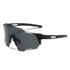 Zonnebrillen JSJM Nieuwe fiets zonnebril Mannen Outdoor Sport Winddichte stofvrije bril Road Mountain Biking Running Sun Glazen UV400 Gafas