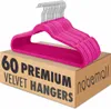 Nobemall Premium Niscip Velvet Hangery do garnitury do płaszcza6611827