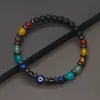 Brins 6 mm yoga 7 bracelet chakra hommes femmes perdues bracelet de l'hématite magnétique magnétique pour hommes bijoux spirituel