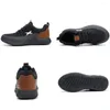 Fitness Shoes 2024 Sneakers Man Safety Men Work Steel Cap Toe Construction Lace-up Brathable Safty Footwear