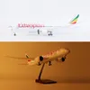 1130 Schaal 43cm Airplane 787 B787 Dreamliner Aircraft Ethiopian Airlines Model Lichtwiel Diecastharsvlak 240417