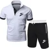 Summer Men's Sets Fashion Tracks Cost Hommes à manches courtes T-shirts Sport Shorts Suit Men Casual Men Clothing Mens Mens Joggers Sets S-3XL