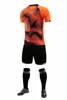 Fans toppar Tees Design Football Kit 2022 Vuxna barn Soccer Jersey Football Training sätter tomt version Anpassad namnnummer Jersey Shorts Y240423