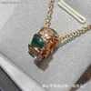 Mode Luxe Blgarry Designer Ketting Snake Bone Series Peacock White Jade Marrow Rose Gold Diamond Jewelry met logo en cadeaubon