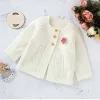 Sweaters Baby Sweater Baby Boys Girls Sweaters Cardigans Autumn Toddler Long Sleeves Knitwear Jackets Winter Newborn Knit Clothes Tops