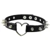 Collane GOTH Black Lock Chain PU PE IN PETTA CHULLE CACCOLA DONNA CAMPOLA CUORE PUNK PENDANTE GIOITÀ DI PIETTO CHIETTURE ACCESSI GRANGE