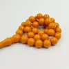 Clothing Tasbih Orange resin muslim Misbaha 33 prayer beads bracelet Turkish fashion accessories Eid Ramadan Mubarak