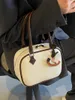 Sacs à bandouliers Groodbags de contraste pour femmes vintage 2024 Spring Chic PU Pu High Quality Hadies Polydies Commuter Crossbody Bag