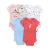 One-Pieces 5 pièces / lot bodys Baby garçon vêtements bébé 2020 Coton d'été Sans manches en général nouveau-né Bebe Kids Girl Clothes 024m