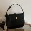 Drawstring Style Style Nicho retro Bolsa de mujer Retro Elegante Luxury All-Match Pequeños bolsos de mano de la altura de hombro de la altura de los hombros de moda