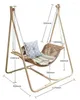 Camp Furniture Suessen Outdoor Swing Chair Hanging Balkon Garden Huishouden Hangmat Rattan Rocking Factory Groothandel