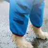 Vêtements pour chiens gros vêtements en manteau doré grandes pluviers moyens de pluie à sauts imperméables.