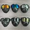Masques hommes femmes masque de snowboard Snowmobile Ski Goggles Windproof Motocross Protective Lunets de sécurité Goggles Cycling Equipment