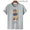 24 Nuove magliette da orso Little Tshirt Designer Trendy Tendy Shirt Shirt da uomo T-Shirt Womens Polo T-shirt grafico Maglietta casual Maglietta casual Abbigliamento a maniche corte di lusso 3116