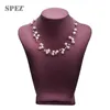 Collier de perles d'eau douce naturelle pour femmes Baroque Perle couches couche-cou fashion a accessoires de bijoux plaquées en or fermoir 240412