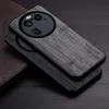 検索X6 Pro X6 5G Funda Bamboo Wood Leather Shone Cover Luxury Coque for Find X6 Pro Case Capaのための携帯電話ケースケースケース