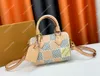 SPEDY 18 Designer Men Crossbody Bag Handbag High Quality Damier Pop Coated Canvas Checkerboard Shoulder Bag
