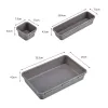 Laden 8 stks/set plastic zonsopslagboxen keuken badkamer kast bureau lade organisator lade cutlery cosmetica sieraden divider doos