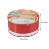 Storage Bottles Christmas Candy Tin Supplies Holder Tinplate Containers Cookie Sugar Case Biscuit Tins With Lids