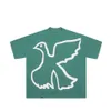Designer Luxe Kanyes Classic Cotton-geprinte T-shirt Korte mouw mannen en vrouwen losse hiphop Chinese modestraattrend