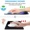 Mouse almofadas de mouse Restra o pulso Rest Rouse Pad Pad Silicone Ergonomic Hand Suporte