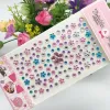 Tattoos Kids Sticker Toys Face sieraden Creatieve kinderen Kleur Diy Painting Decoratie Acryl Crystal Diamond Makeup Art Stage