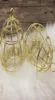 Mini Metal Gold vintage rétro Bird Cage Cag Candy Boîtes Baby Shower Favor Boad Gift Boad pour les invités Souveniture d'anniversaire Souvenir7916883