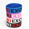 Bracelets 1PC Fashion No Excuses Motivation Silicone Wristband Sports Rubber Bracelets & Bangles Used In Any Sport Activities Gift SH076